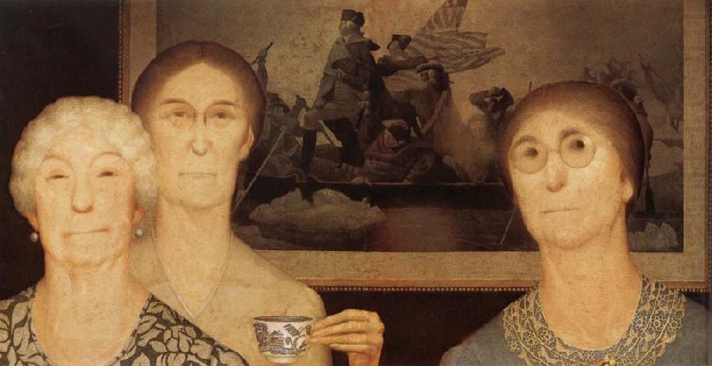 Grant Wood Daughter of Revolution china oil painting image